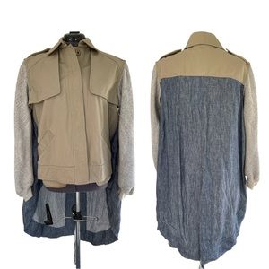 Rare light bi-level jacket by Alexander Wang.